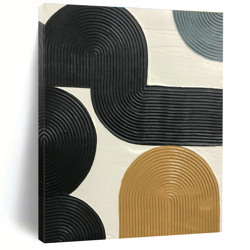 Hand-Painted Oversized Abstract Wall Hanging for Bedroom & Cottage Hallway DLZ1185