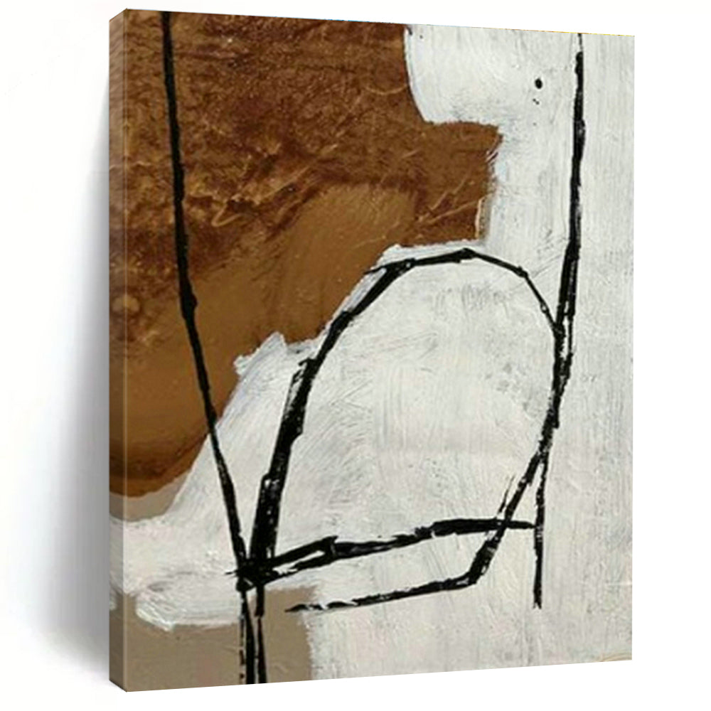 Large Handmade Abstract Painting for Hallway & Entryway DLZ2031