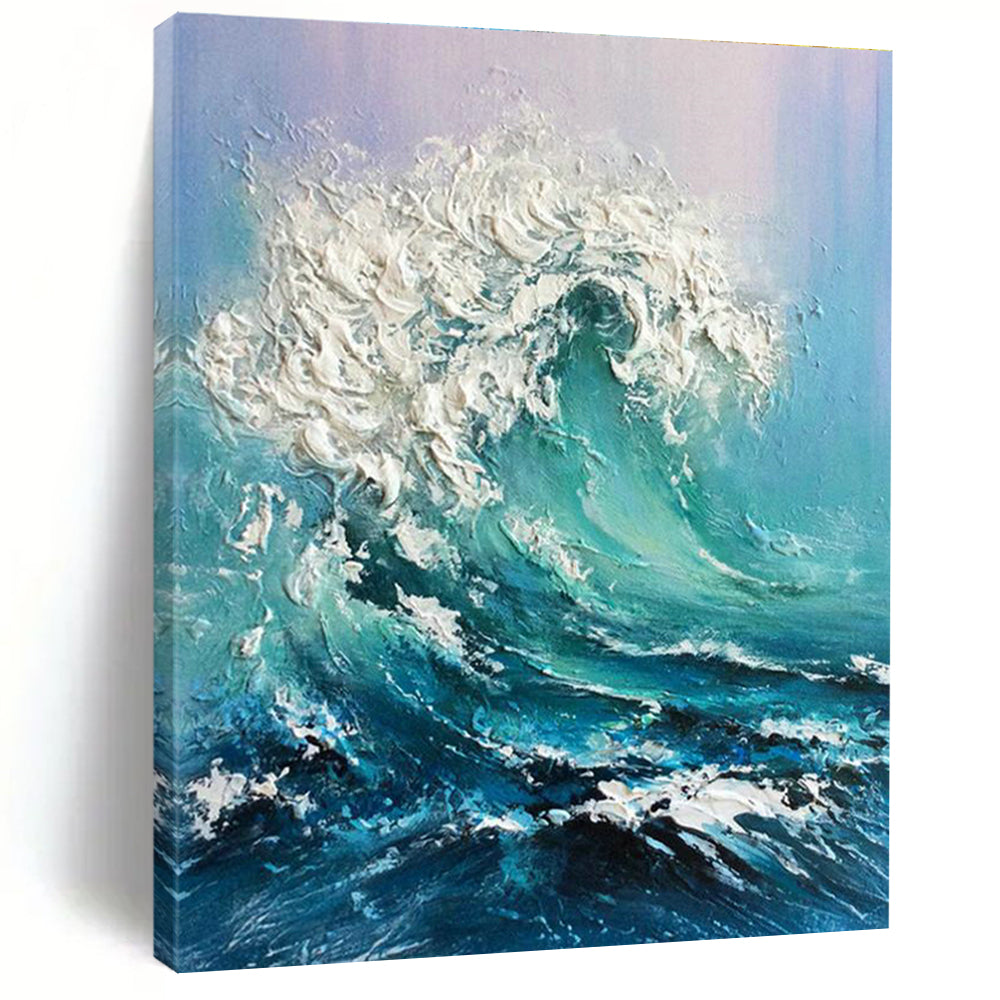 Big Custom - Formulated Handmade Abstract Painting for Office and Dining Room DLZ2148