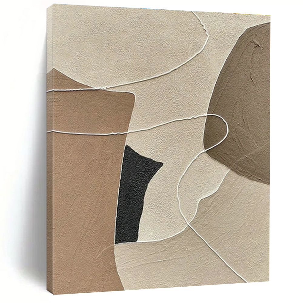 Handmade Extra - Large Abstract Painting for Dining Room & Entryway DLZ1119