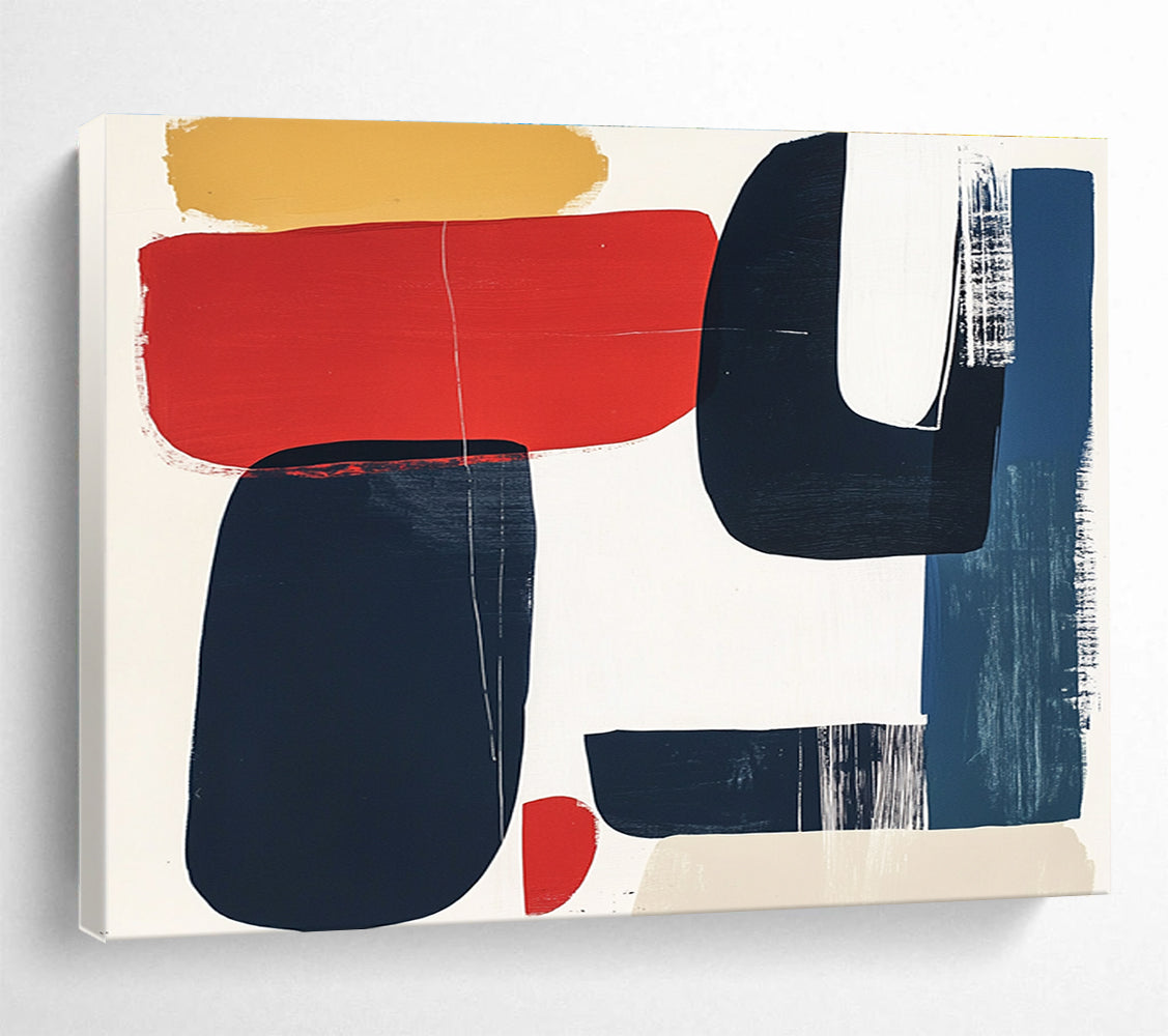 Dynamic Color - Blocked Abstract Painting DYP083