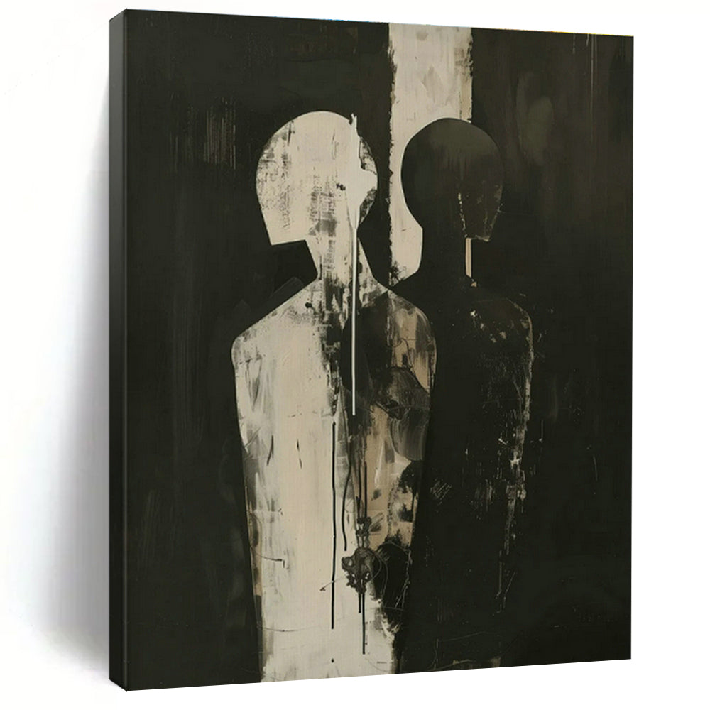 Customizable Handmade Abstract Canvas for Entryway and Hallway DLZ1828
