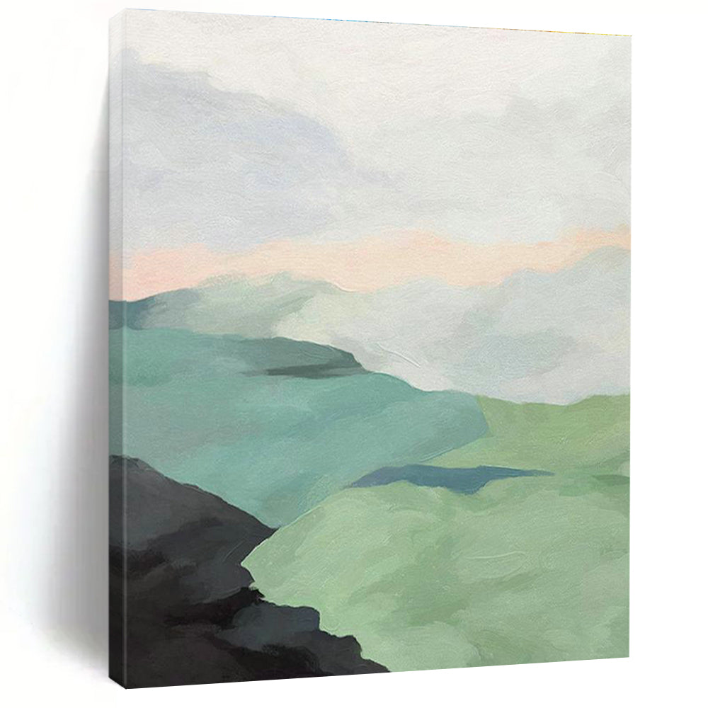 Giant Custom - Designed Hand Painted Abstract Artwork for Bedroom and Office DLZ2145