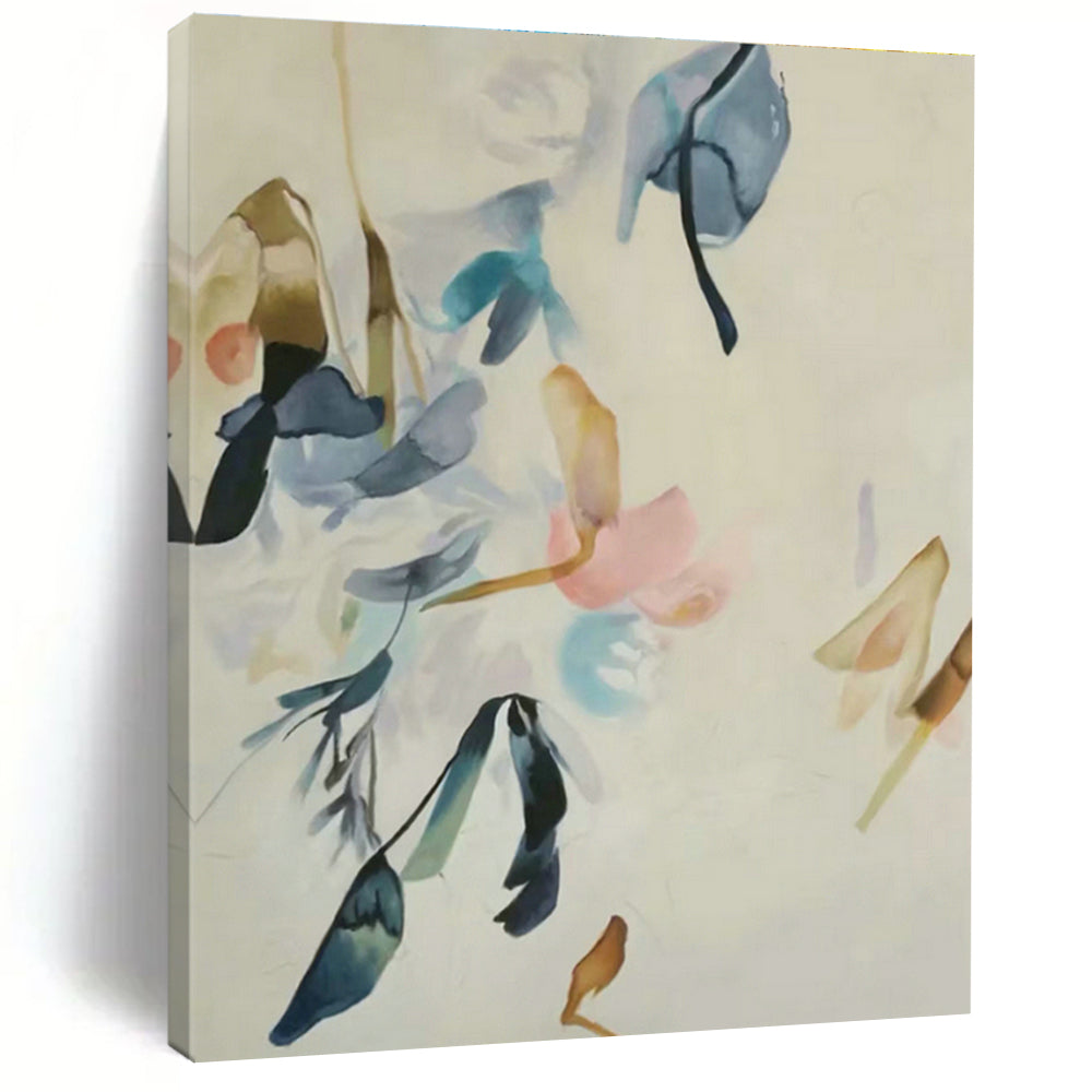 Oversized Hand - Painted Abstract Canvases for Dining Room and Office DLZ0751