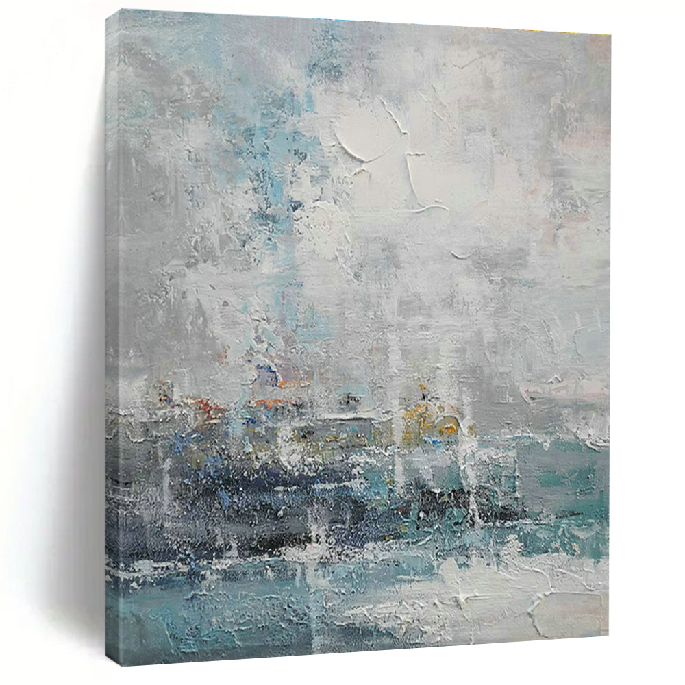 Big Handmade Abstract Canvas Art for Cottages & Office DLZ2021