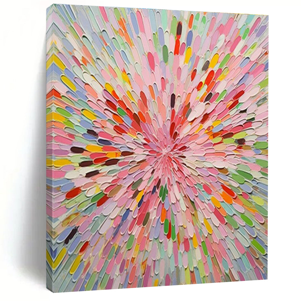 Customizable Handmade Abstract Canvas for Hallway and Cottage Office DLZ1558
