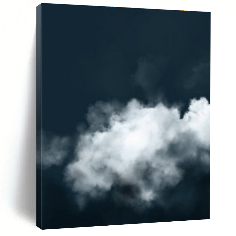 Dark Sky Clouds Abstract Painting ADGE233