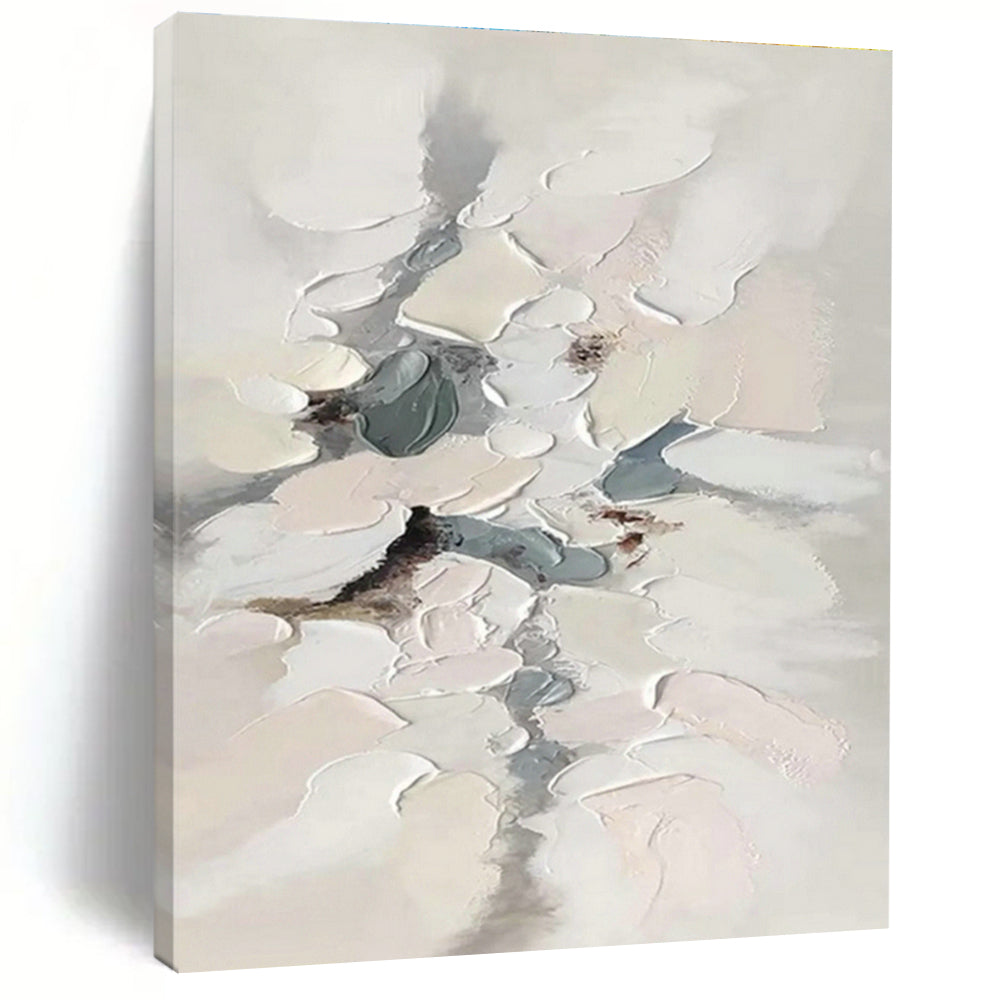 Hand-Painted Extra Large Abstract Art for Living Room & Cottage Dining Room DLZ1181