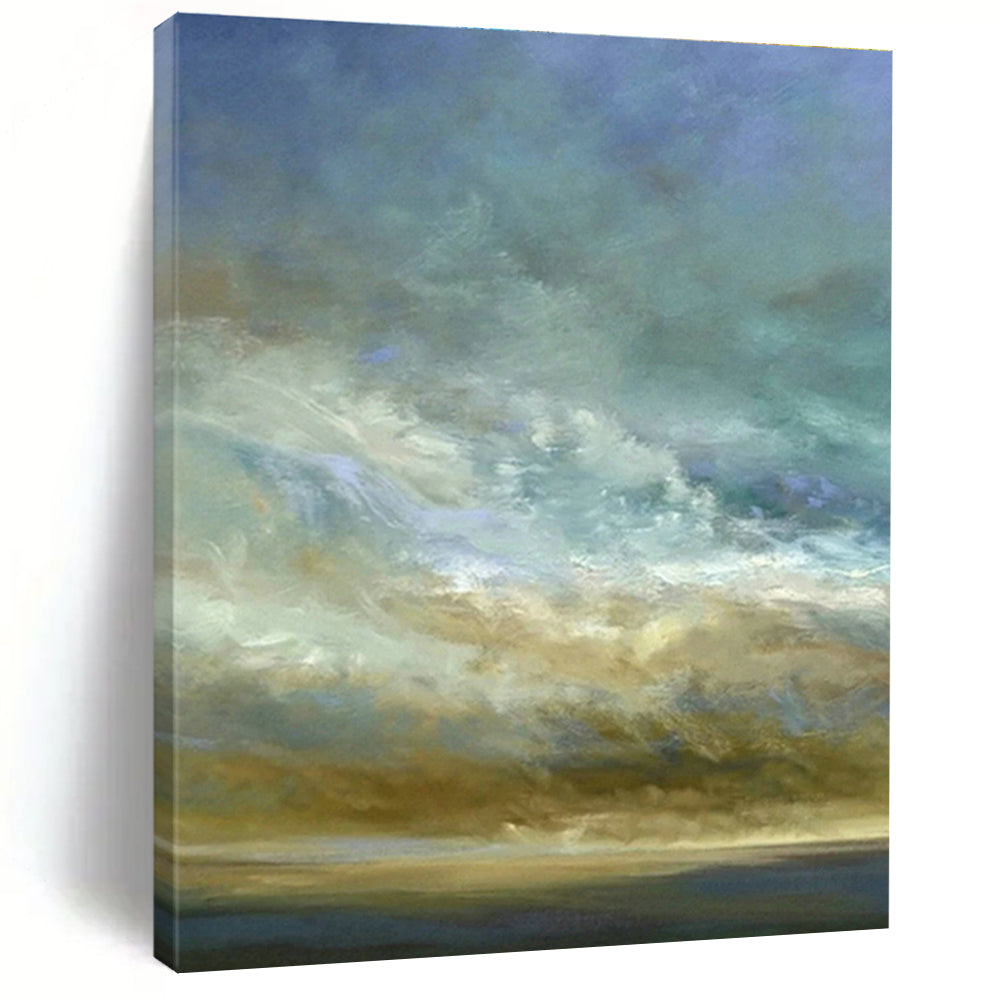Modern-Style Hand-Painted Abstract Mural, Creating an Artistic Atmosphere for Office and Entrance DLZ0960