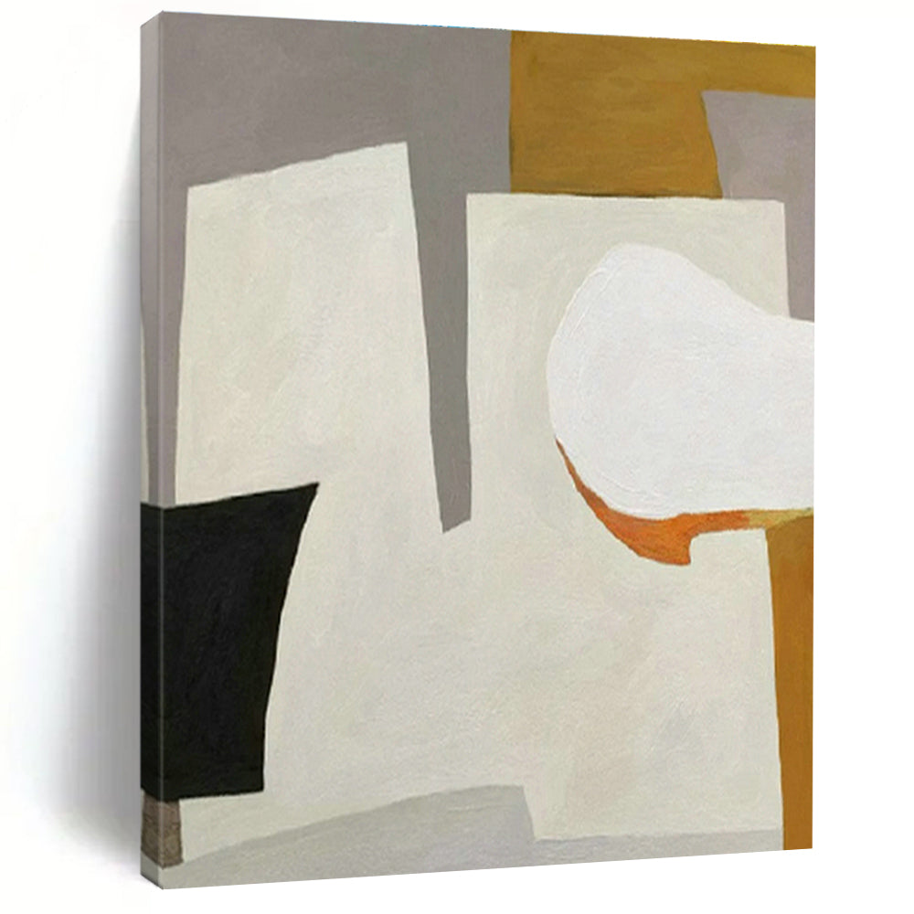 Original Hand-Painted Abstract Painting for Living Room and Cottage Hallway DLZ1500