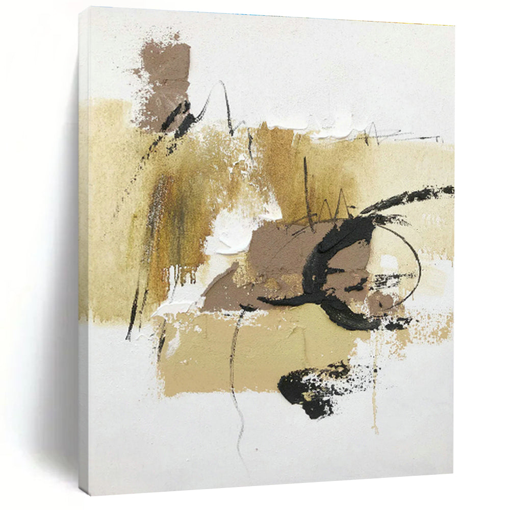 Oversized Hand - Painted Abstract Canvases for Bedroom Walk - in Showers & Dining Room Butler's Pantries DLZ0810