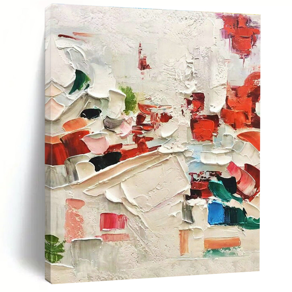 Customizable Handmade Abstract Wall Art for Dining Room and Cottage Bedroom DLZ1608