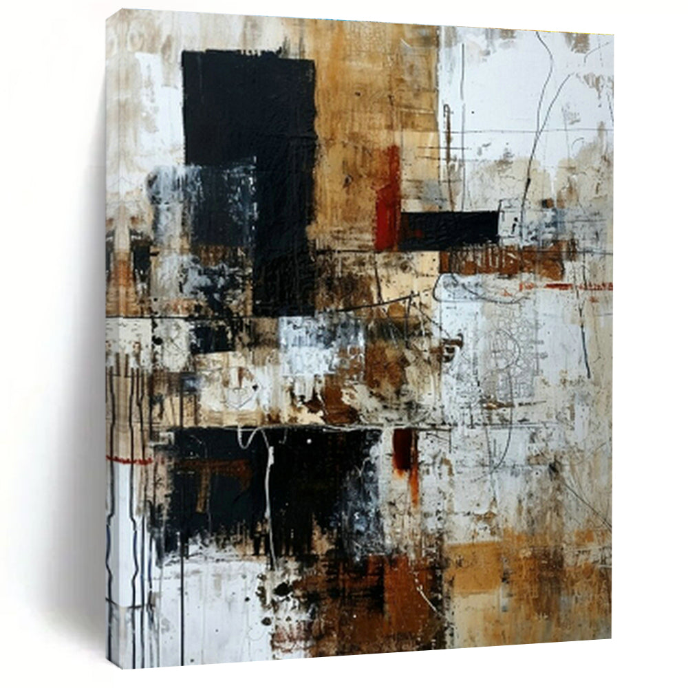 Extraordinary Handcrafted Abstract Painting for Dining Room & Hallway DLZ1337