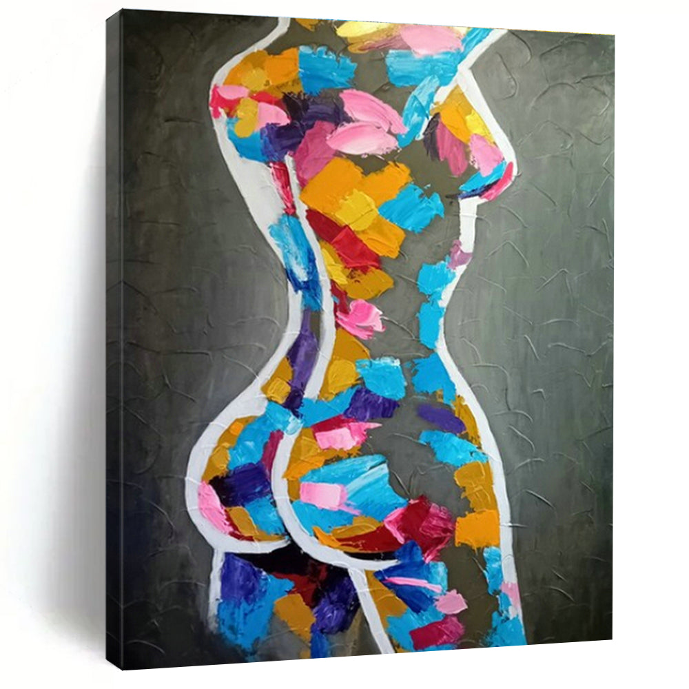 Enormous Custom-Illustrated Hand Painted Abstract Artwork for Dining Room & Bedroom DLZ2108