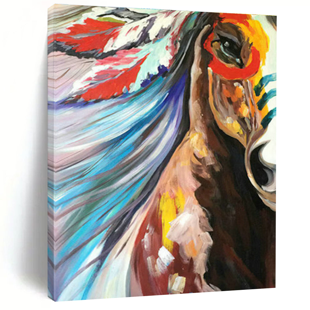 Artisan-Made Abstract Painting Series with Iridescent Paints for Cottage Hallway & Office DLZ1433