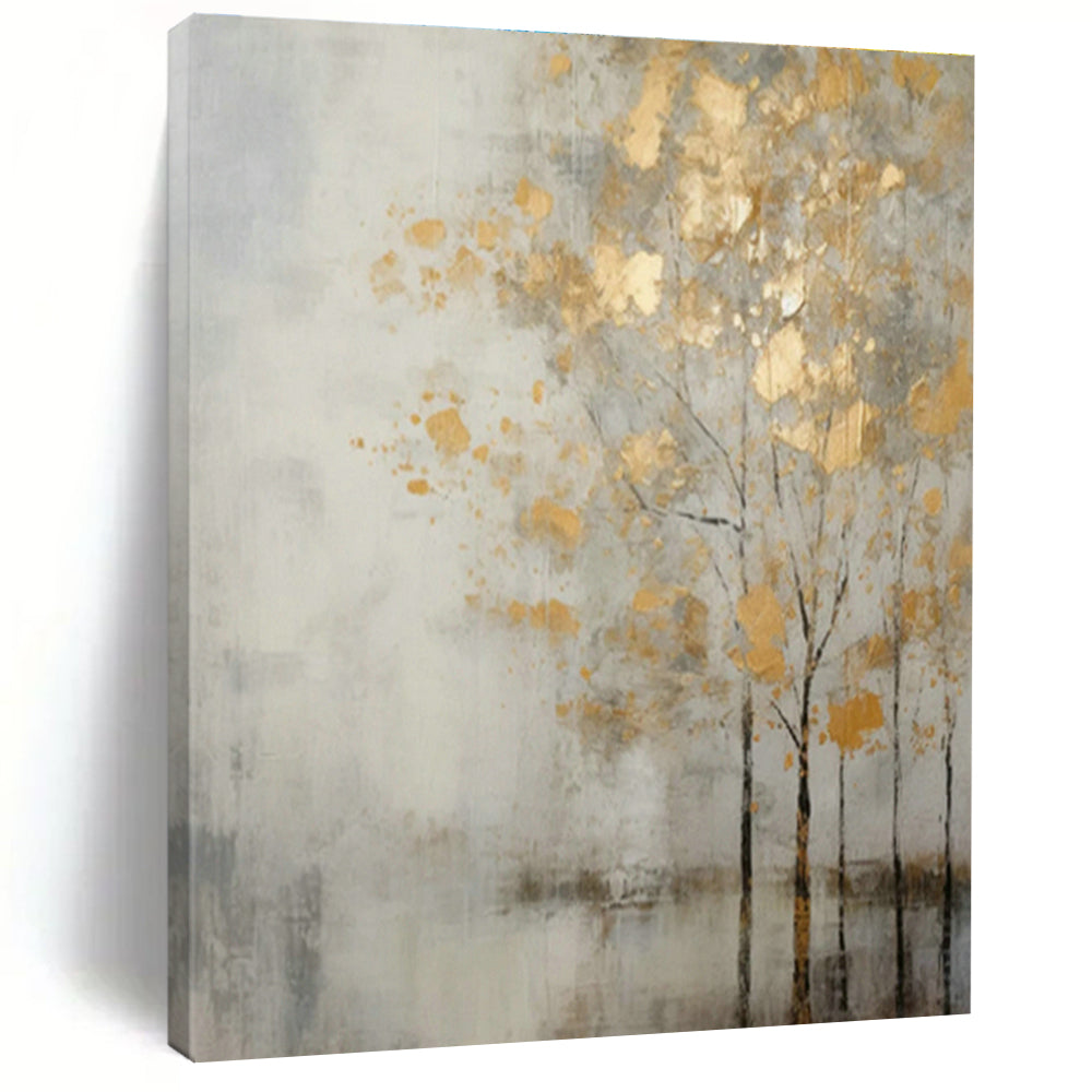 Expansive Bespoke Abstract Wall Art for Entryway & Dining Room DLZ1062