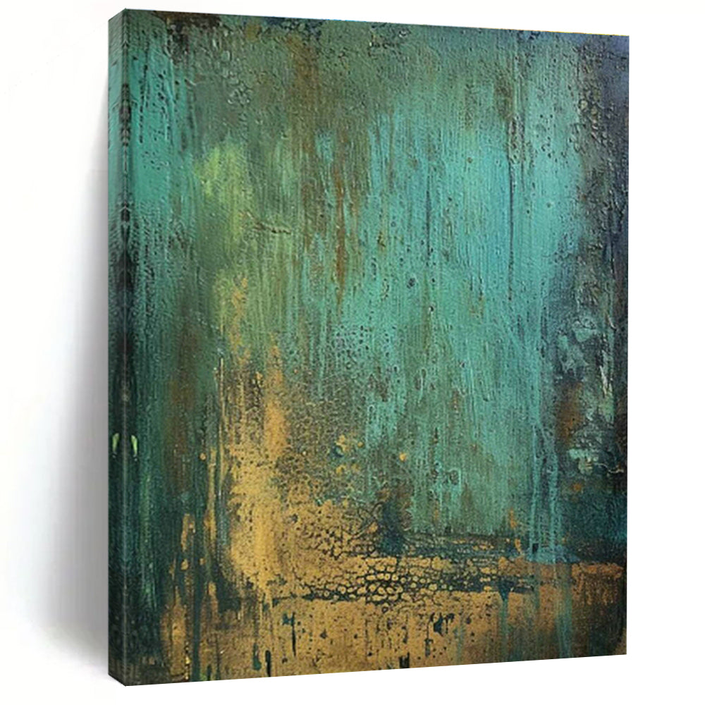 Large Hand-Painted Abstract Artwork for Entryway & Cottage Hallway DLZ1201