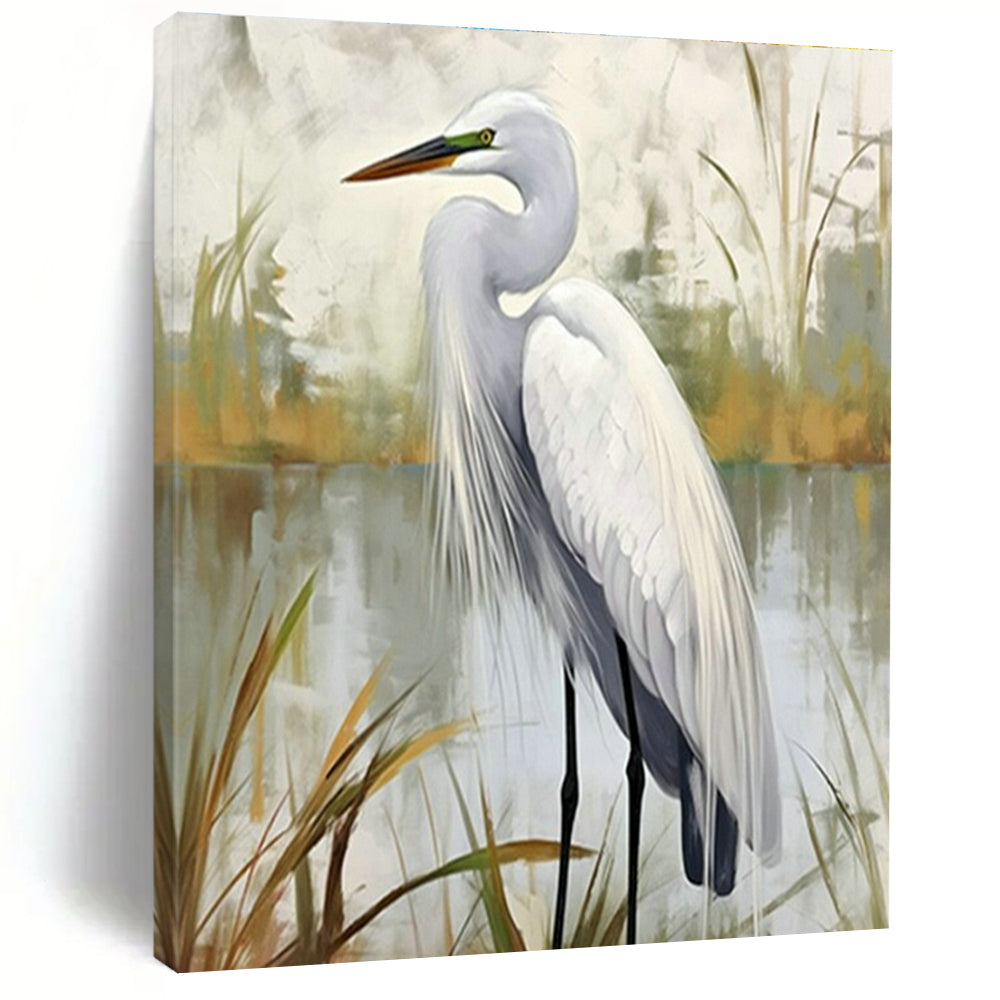 Original Hand-Painted Abstract Canvas for Entryway and Cottage Office DLZ1540
