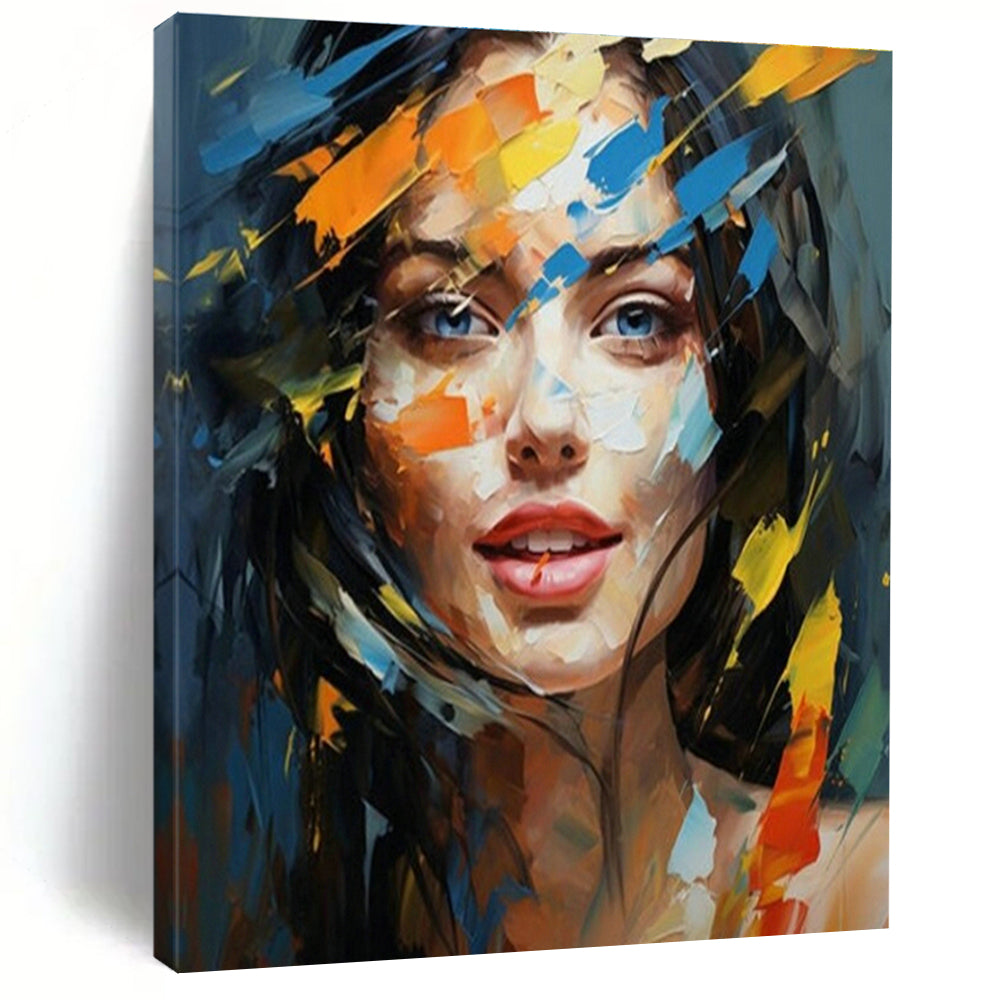Customizable Handmade Abstract Art for Hallway and Living Room DLZ1538