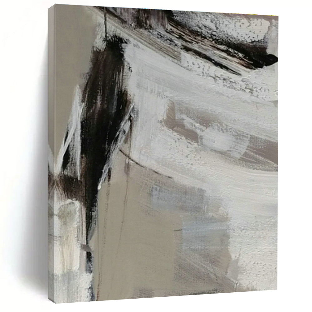 Large - Format Hand-Painted Abstract Canvas for Entryway & Dining Room DLZ1311