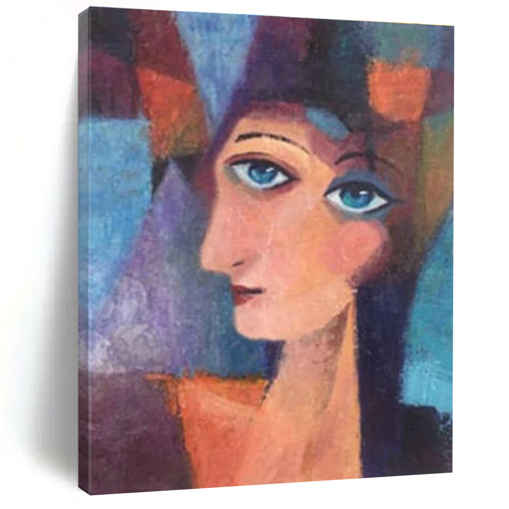 Hand - Painted Abstract Murals for Hallway and Entryway DLZ0629
