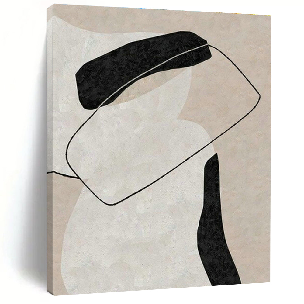 Oversized Hand Painted Abstract Wall Art for Bedroom & Living Room DLZ2026