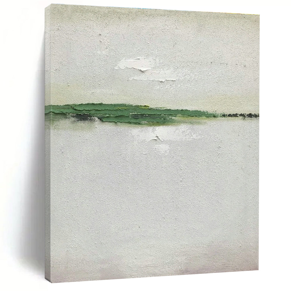 Hand - Painted Custom Abstract Canvases for Cottage Living Room Fireplaces and Dining Room Server Carts DLZ0802
