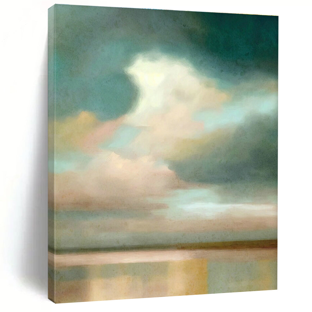 Hand - Painted Grand Abstract Creation for Dining Room & Hallway DLZ1364