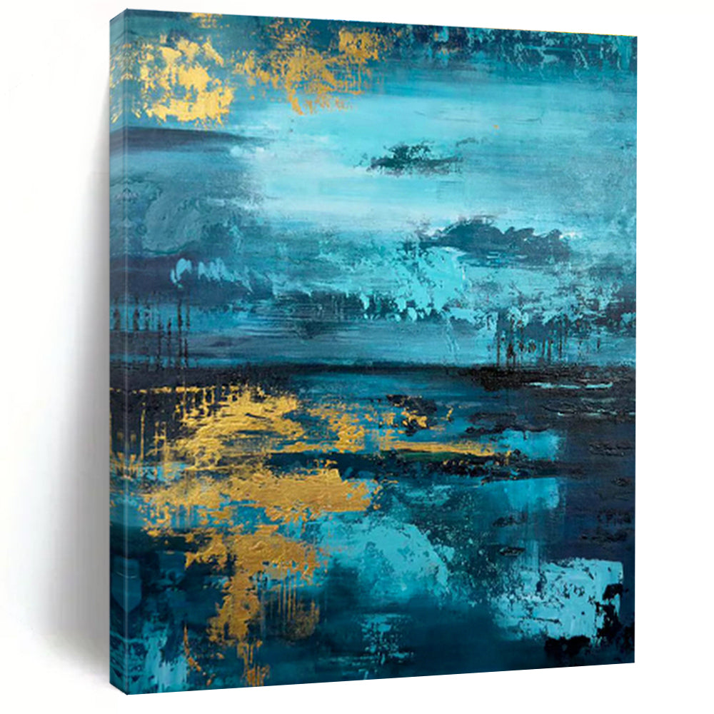 Enormous - Scale Custom Abstract Paintings for Dining Room Wine Cellars & Office Server Rooms DLZ0740
