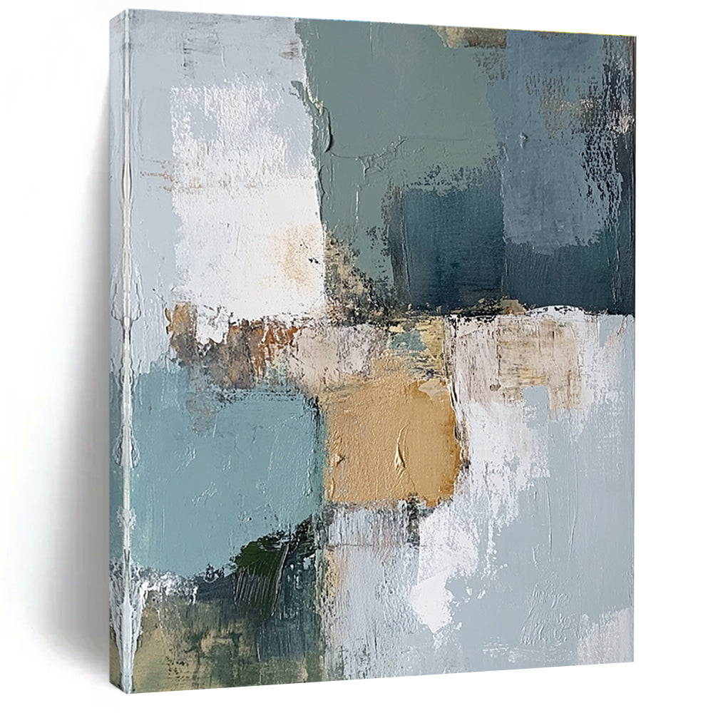 Muted Tones Abstract Painting with Subtle Textures GER753