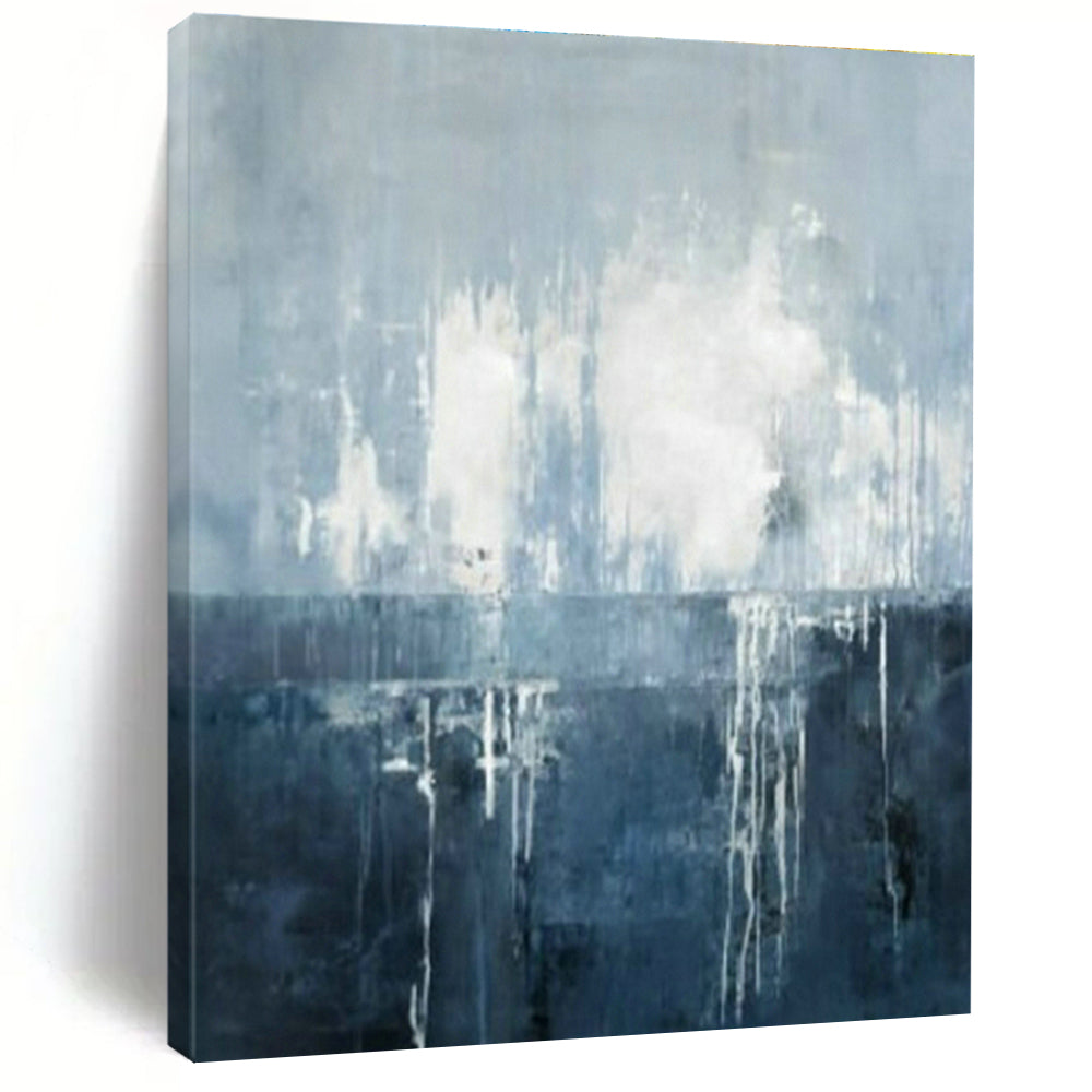 Extra - Big, Custom - Created Hand Painted Abstract Art for Entryway & Dining Room DLZ2045