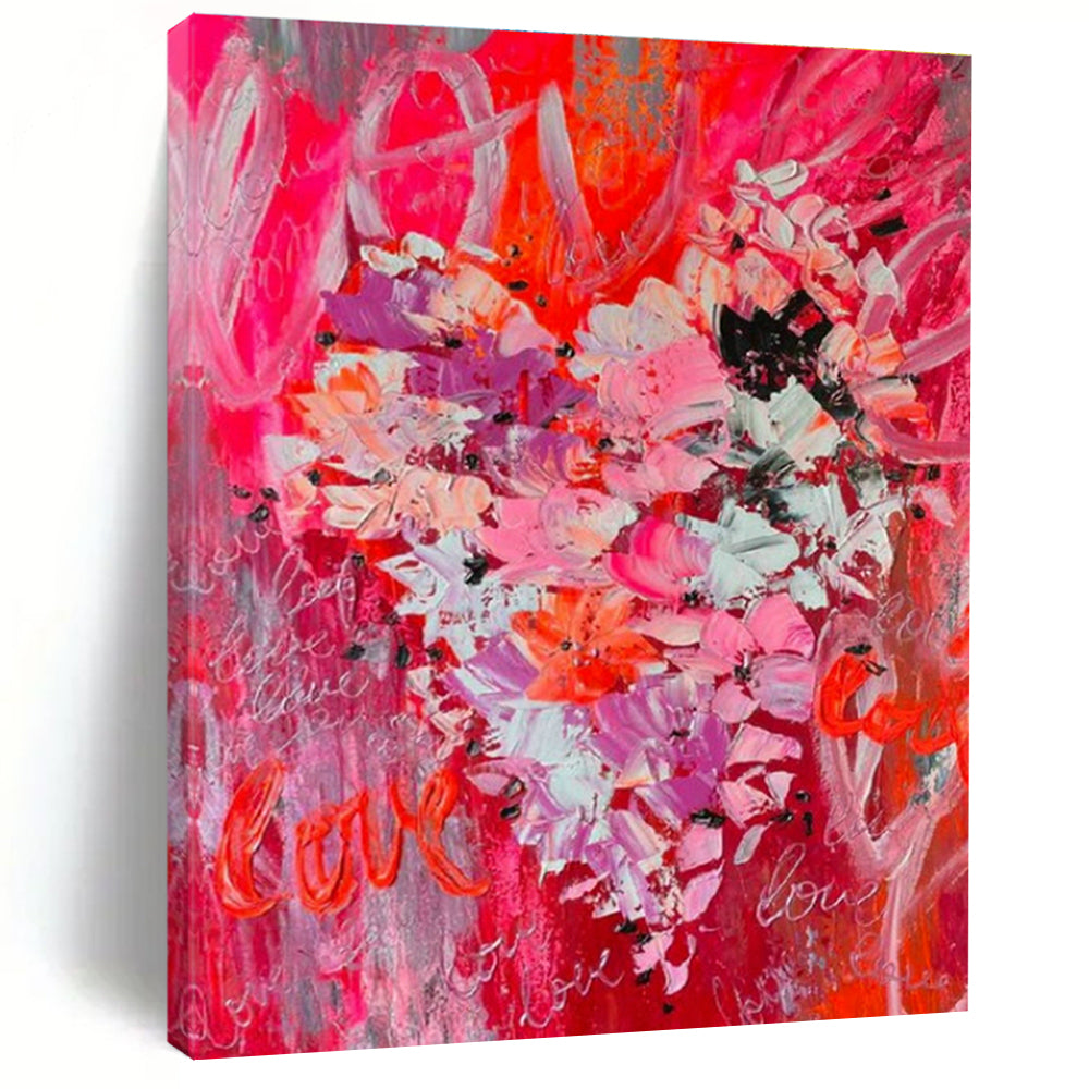 Vast Custom-Embellished Handmade Abstract Canvas for Hallway & Cottage DLZ2112