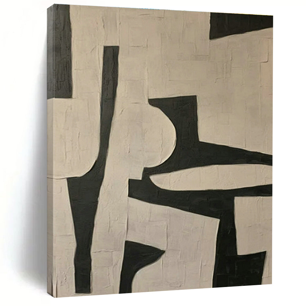 Oversized Custom Hand-Painted Abstract Canvas for Office Reception Wall and Entryway Umbrella Stand Niche DLZ1842