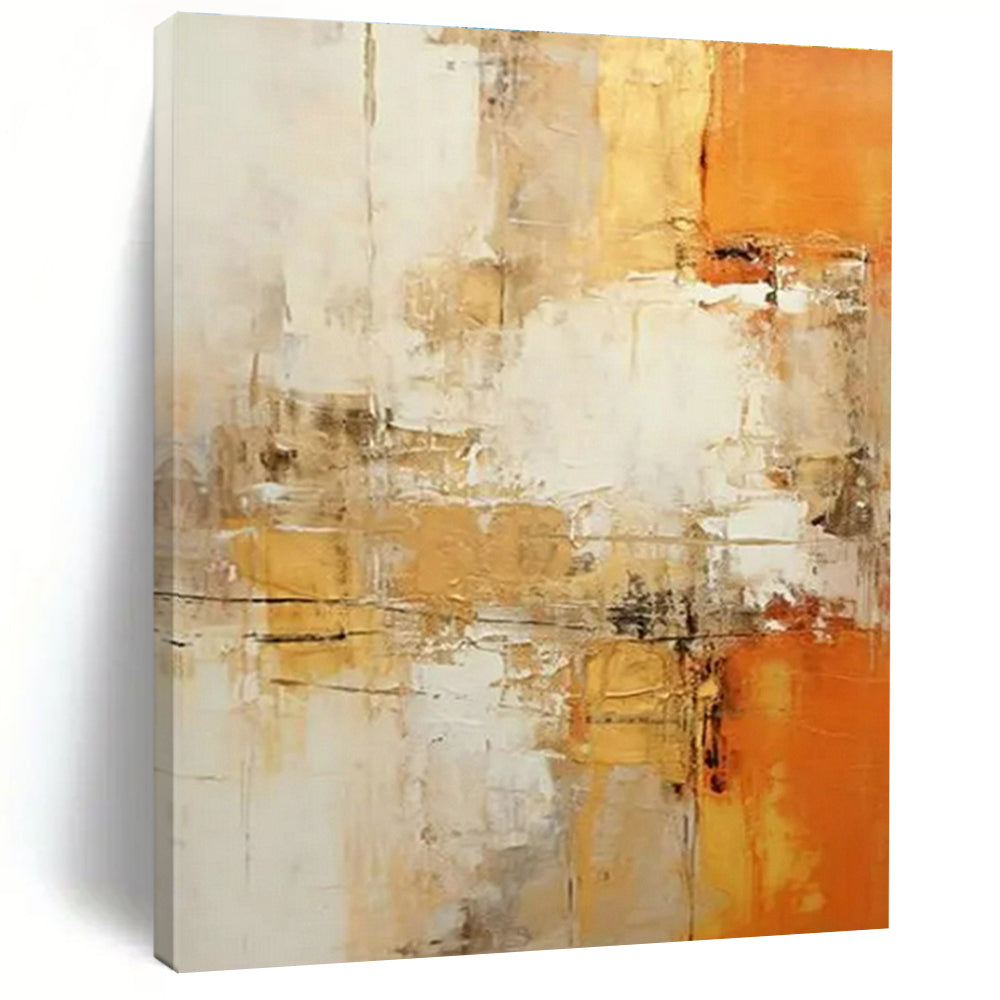 Handmade Abstract Wall Art for Cottage Bedroom Linen Storage Wall and Living Room Firewood Storage Nook DLZ1699