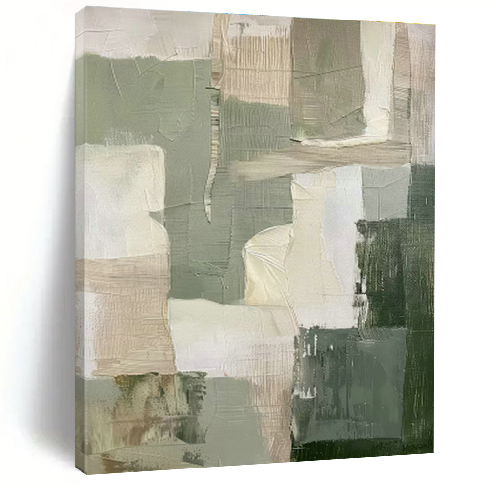 Extra - Vast Hand - Painted Abstract Canvases for Bedroom Headboards & Cottage Hallway Coat Hooks DLZ0709