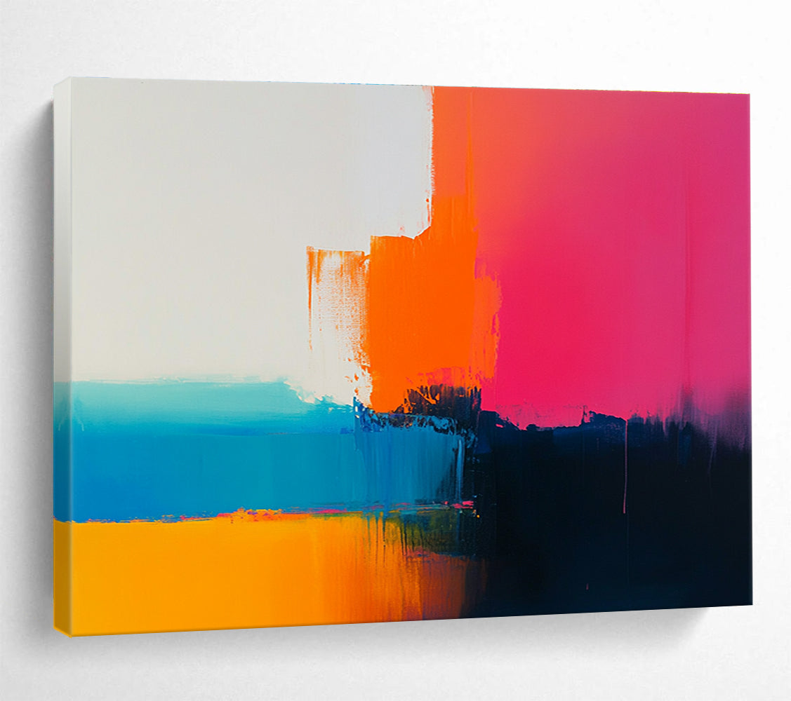 Colorful Abstract Layers Painting DYP079