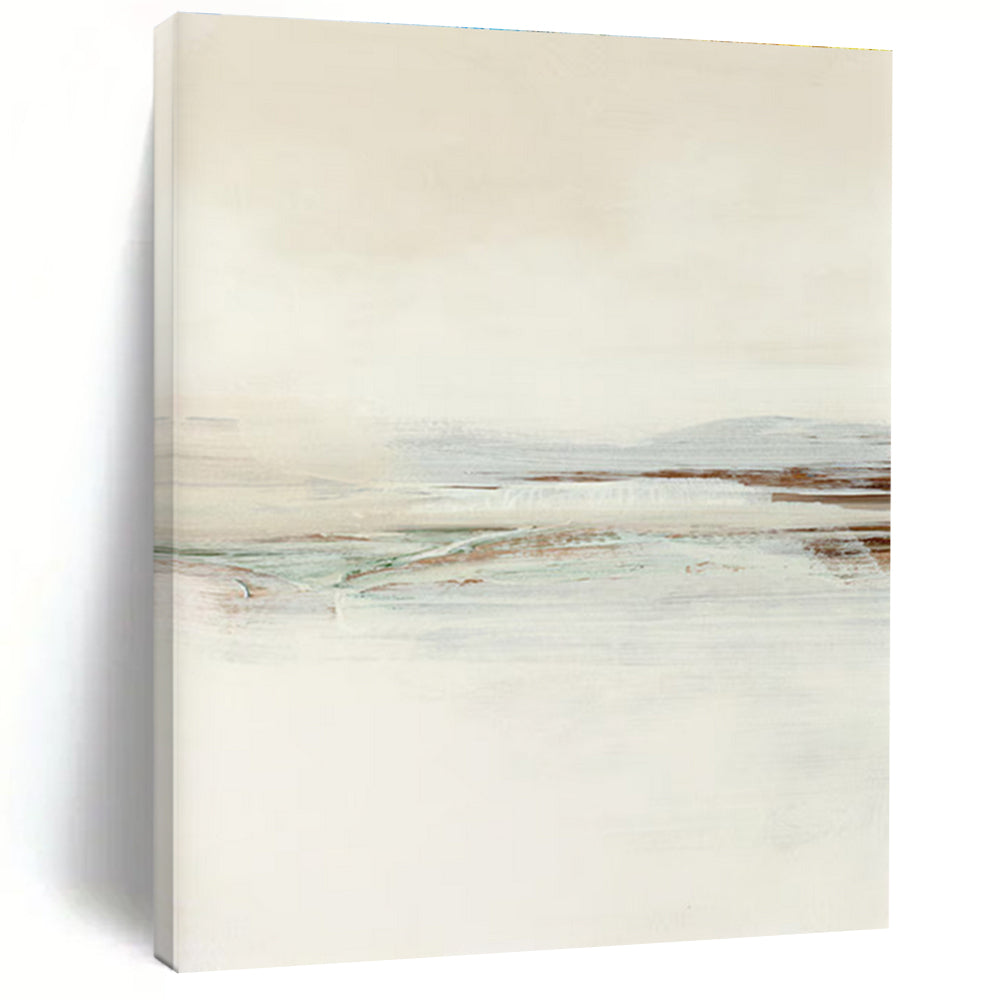 Neutral Tones Coastal Hues Abstract Painting ADGE224