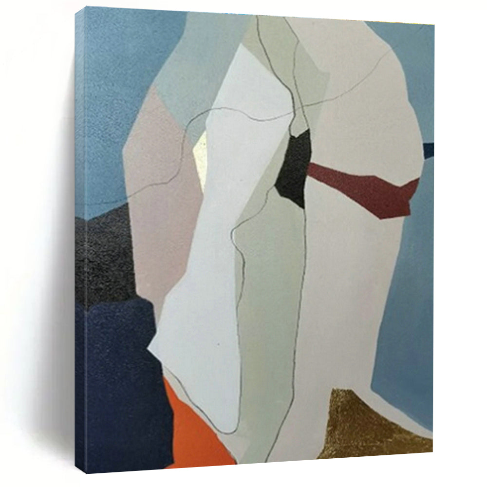 Extra-Wide Tailored Abstract Art for Living Room & Hallway DLZ1060