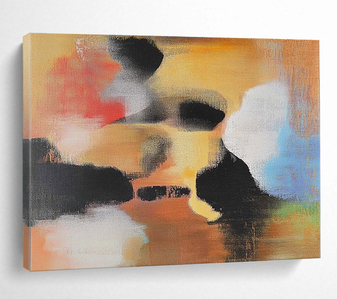 Soft Color Abstract - Subtle Tonal Abstract Painting DYP002