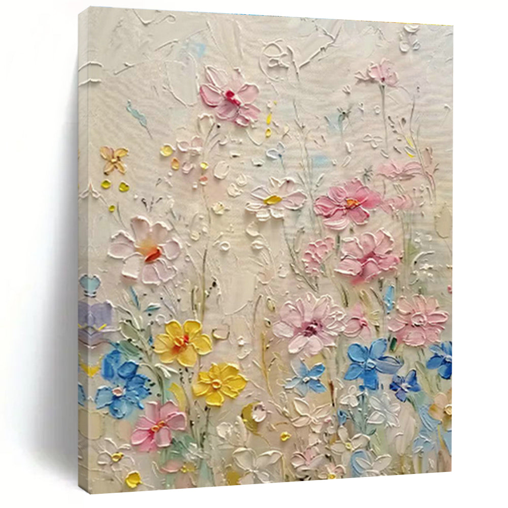 Custom-Made Oversized Hand-Painted Abstract Canvas for Living Room & Bedroom DLZ1007