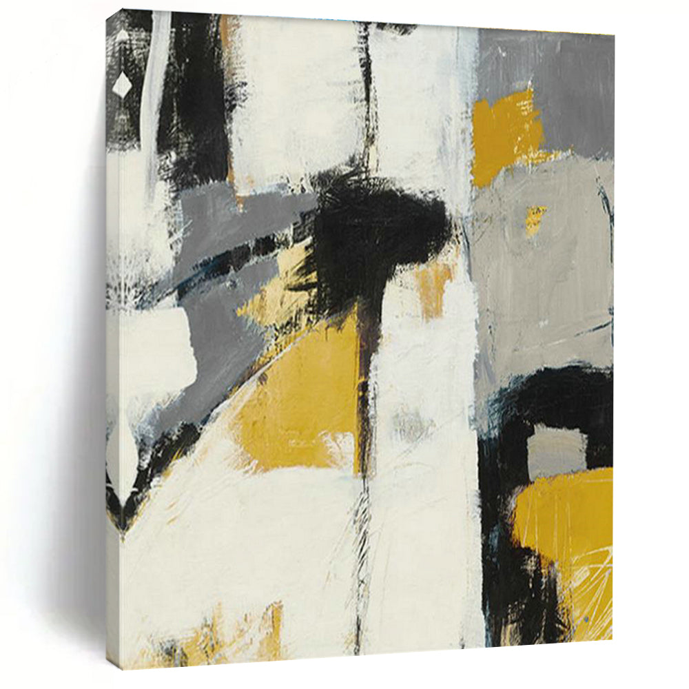 Gargantuan Custom - Built Handmade Abstract Canvas for Cottage & Office DLZ2225