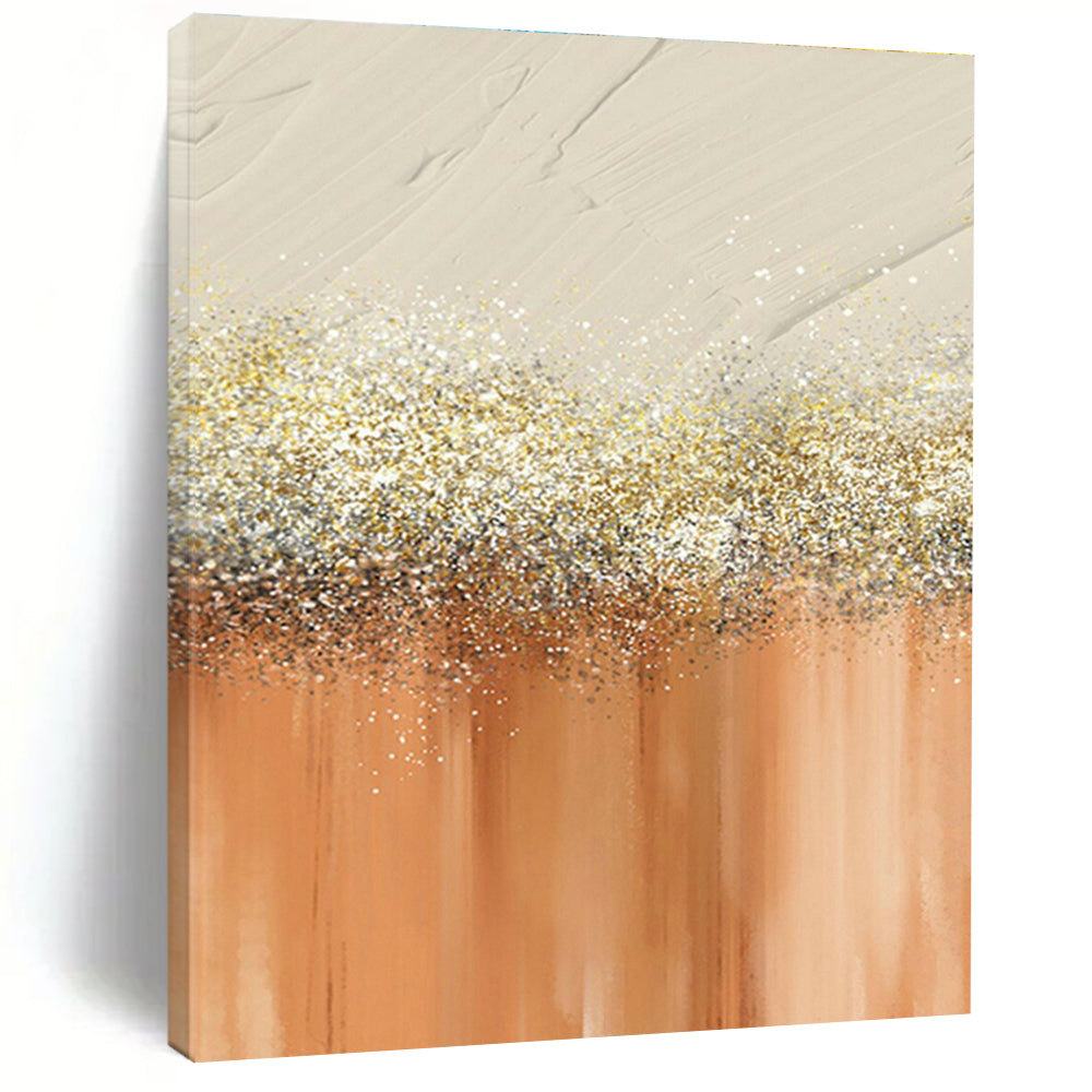 Grand - Scale Custom Abstract Paintings for Living Room Fireplace Surrounds & Office Reception Areas DLZ0665