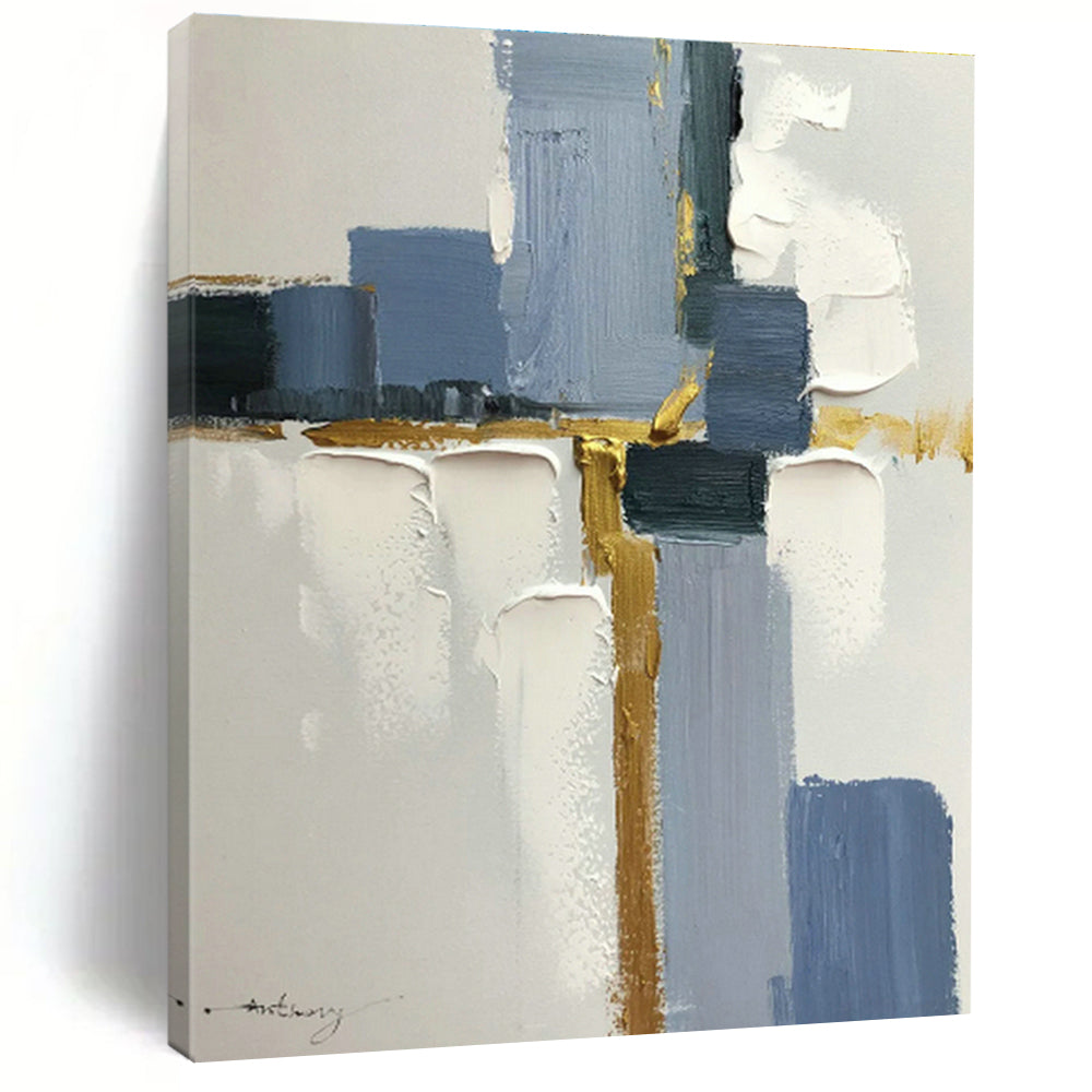 Oversized Abstract Paintings for Living Room Entertainment Centers & Office Breakout Lounges DLZ0816