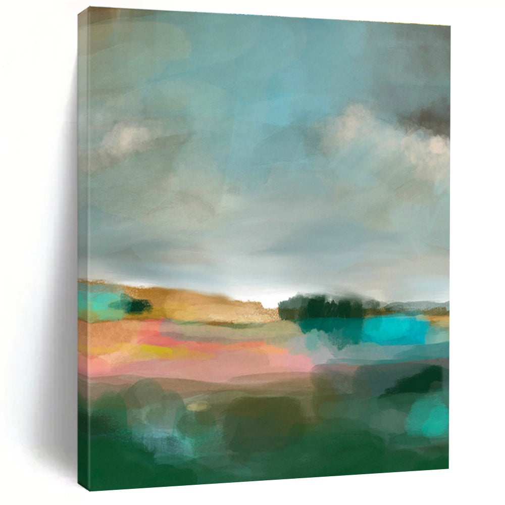 Oversized Abstract Murals for Office and Hallway DLZ0640