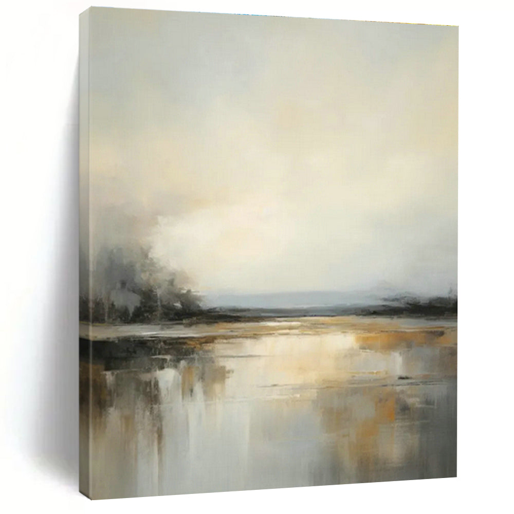 Custom Hand - Painted Abstract Art for Living Room Sectional Backs & Office Break Room Tables DLZ0830