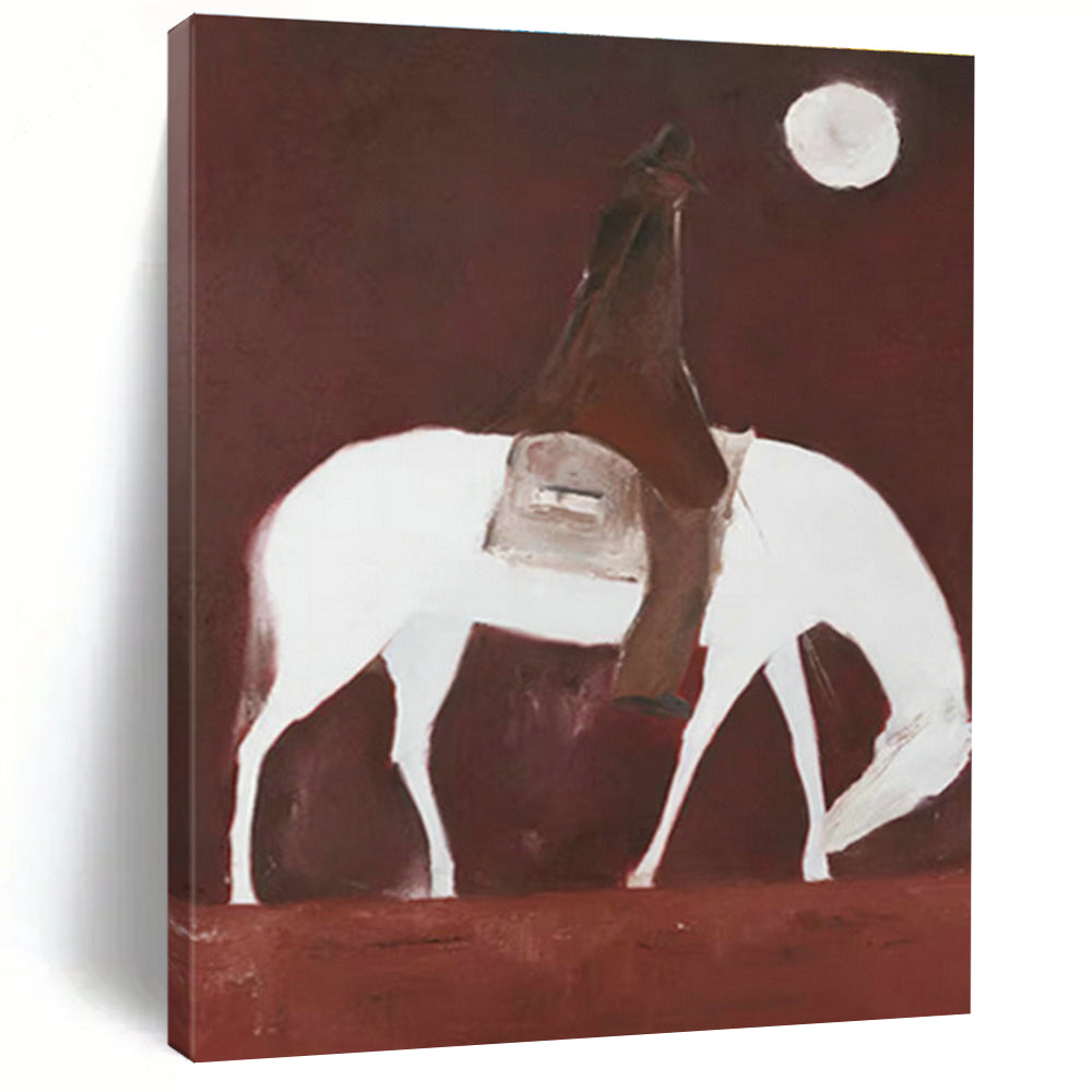 Oversized Handmade Abstract Canvas with Foil Detailing for Office & Hallway DLZ1432