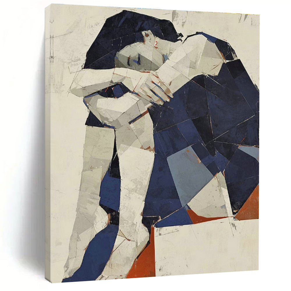Extra - Large Custom Hand - Painted Abstracts for Cottage Living Room Fire Pits & Bedroom Terraces DLZ0592