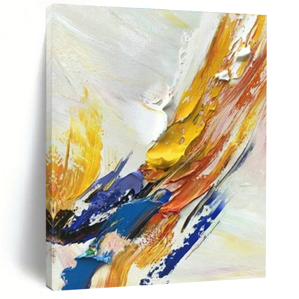 Large Handmade Abstract Canvas for Bedroom and Hallway DLZ1446