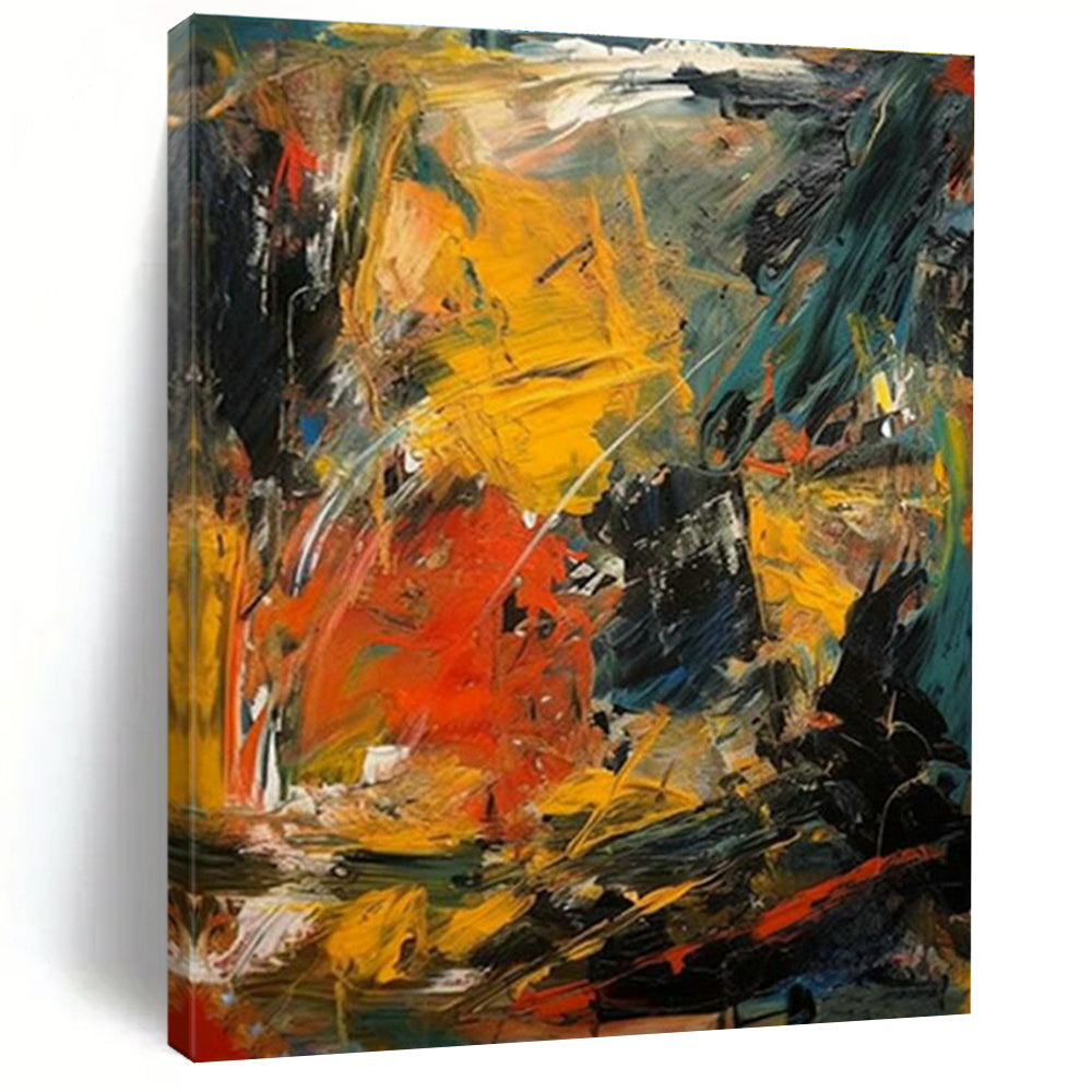 Customization of Large - sized Hand - Painted Abstract Paintings for Cottages, Bring Artistic Enjoyment DLZ0370