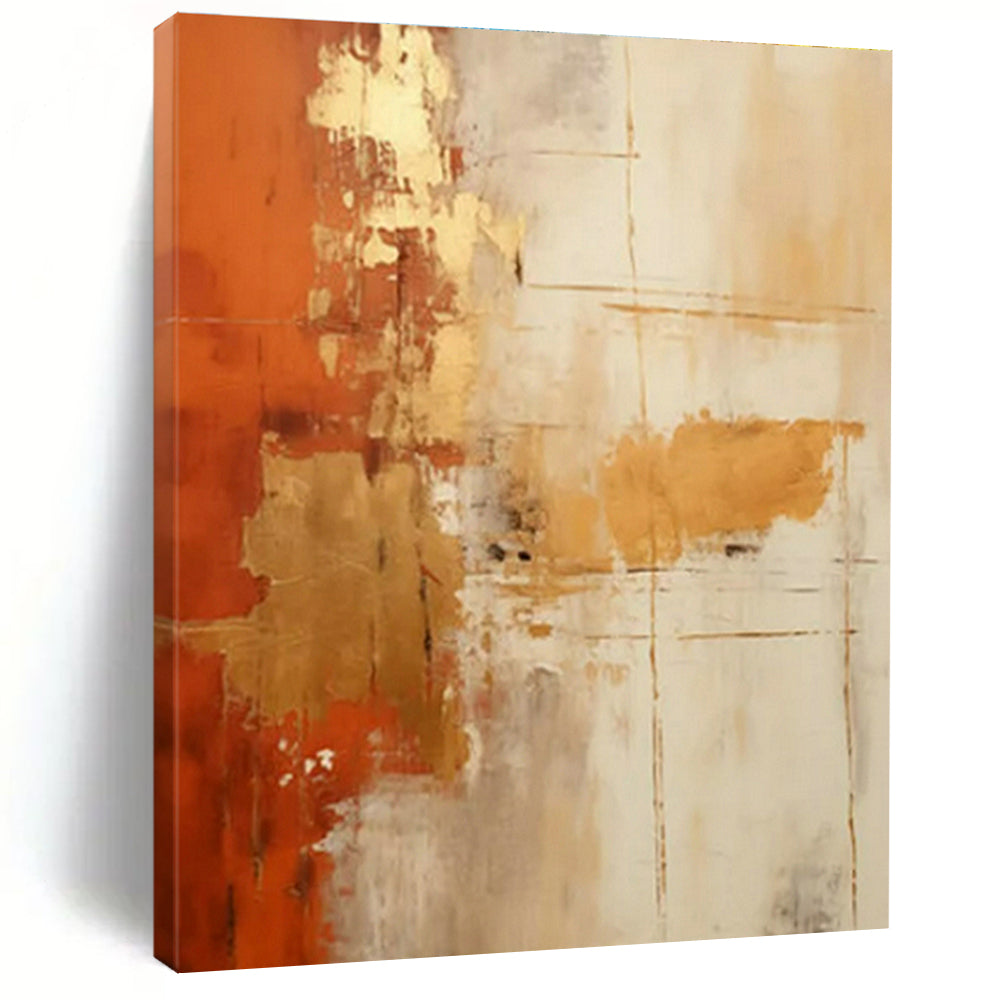 Original Hand-Painted Abstract Painting for Cottage Office Computer Desk Wall and Hallway Umbrella Dryer Rack Area DLZ1700